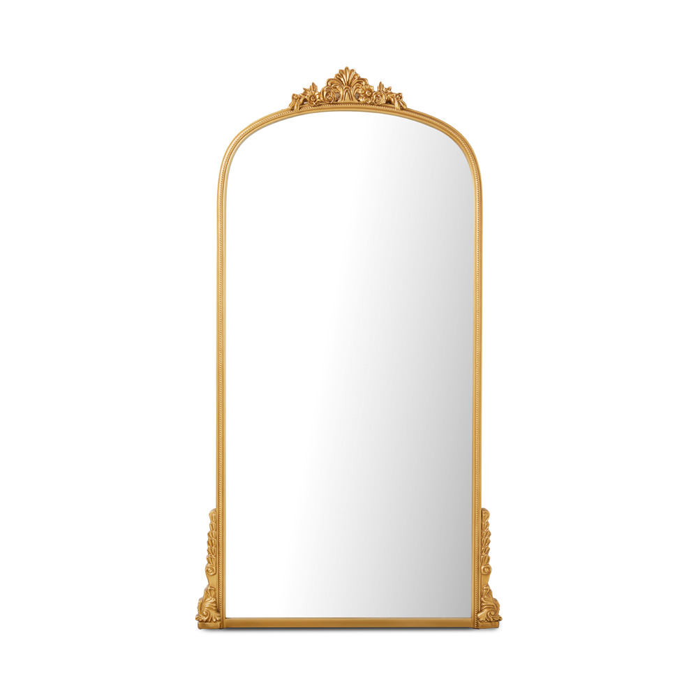 Lorraine Floor Mirror: Country Gold Frame